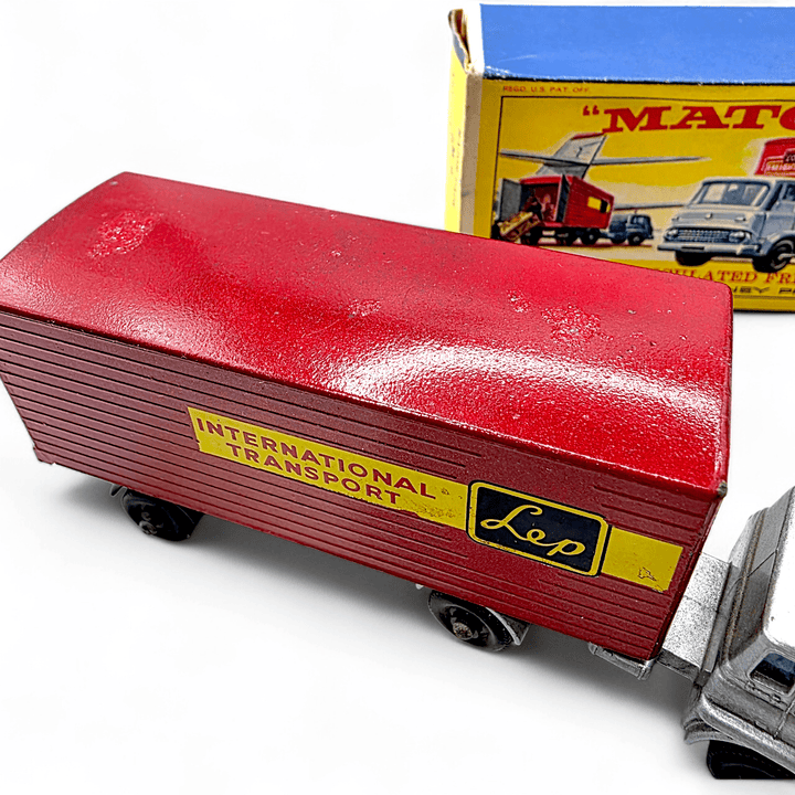 Matchbox - Bedford Tractor &amp; York Freightmaster Trailer - 1965 Major Packs Series *Original Box* - Top CollectiblesDiecastMatchbox