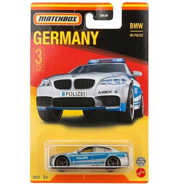 Matchbox - BMW M5 Police - 2022 Germany Collection Serie - Top CollectiblesDiecastMatchbox