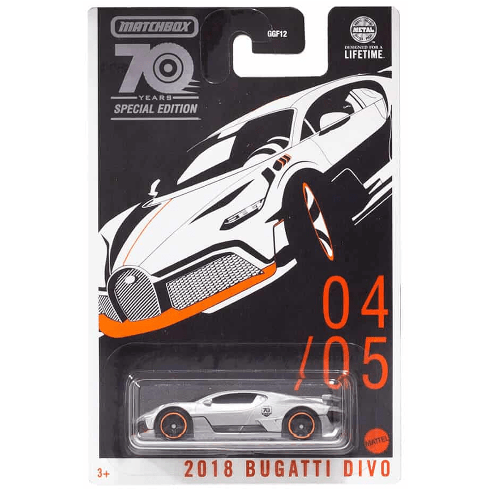 Matchbox - Bugatti Divo - 2023 *70th Years Special Edition* - Top CollectiblesDiecastMatchbox