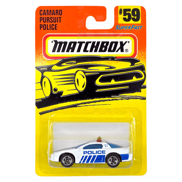 Matchbox - Camaro Police Pursuit - 1997 - Top CollectiblesDiecastMatchbox