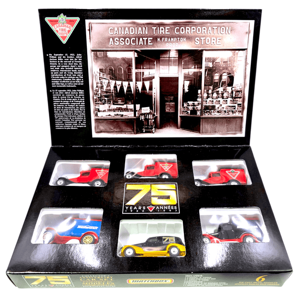 Matchbox - Canadian Tire 75 Years Anniversary 6 - Car Set - 1997 - Top CollectiblesDiecastMatchbox