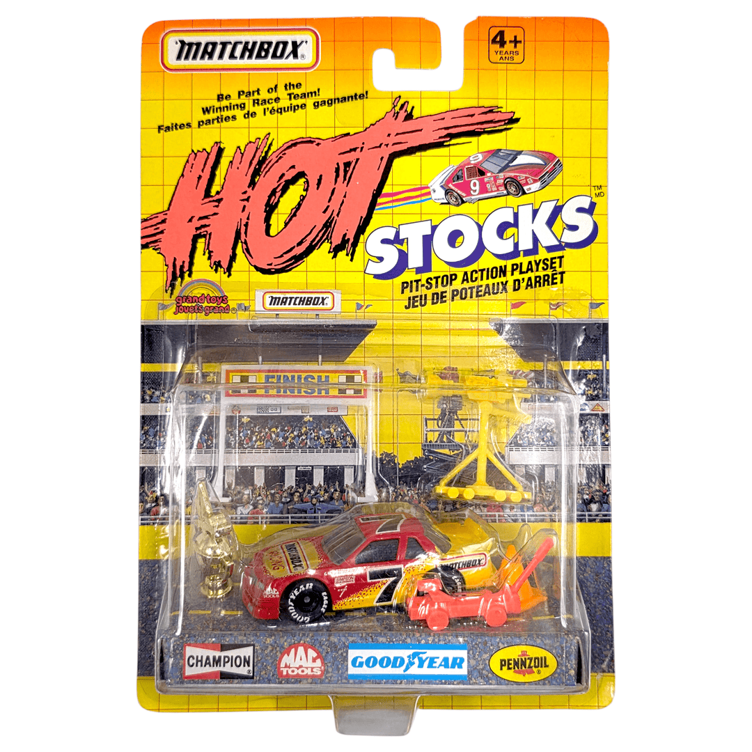 Matchbox - Chevrolet Lumina Stock Car - 1992 Hot Stocks Series - Top CollectiblesDiecastMatchbox