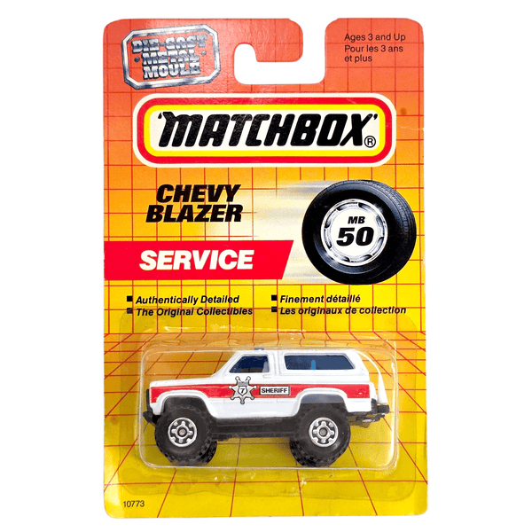 Matchbox - Chevy Blazer - 1992 - Top CollectiblesDiecastMatchbox