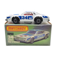 Matchbox - Chevy Pro Stocker - 1981 *Original Box* - Top CollectiblesDiecastMatchbox