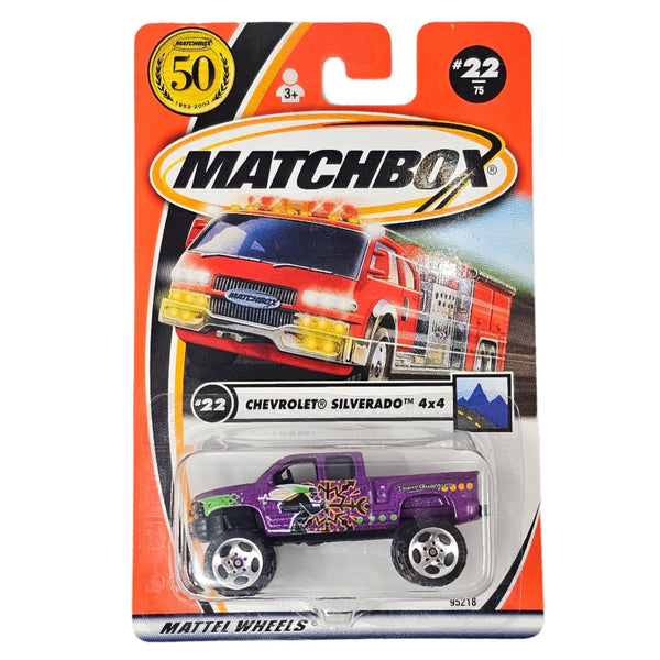 Matchbox - Chevy Silverado 4x4 - 2002 - Top CollectiblesDiecastMatchbox