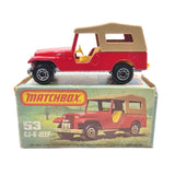 Matchbox - CJ - 6 Jeep - 1977 *Original Box* - Top CollectiblesDiecastMatchbox