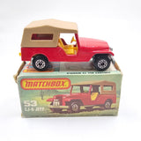 Matchbox - CJ - 6 Jeep - 1977 *Original Box* - Top CollectiblesDiecastMatchbox
