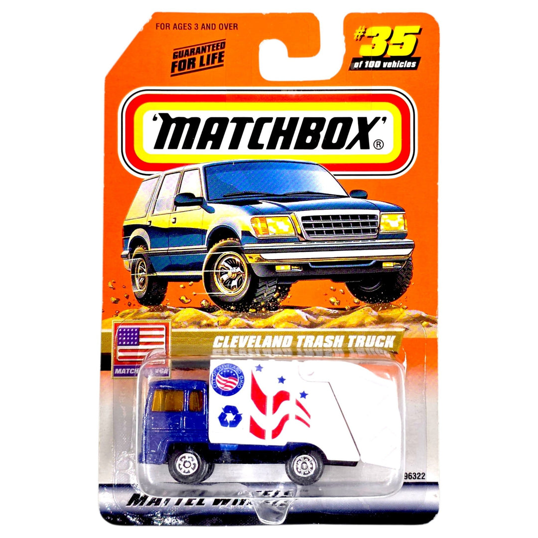 Matchbox - Cleveland Trash Truck - 2000 - Top CollectiblesDiecastMatchbox