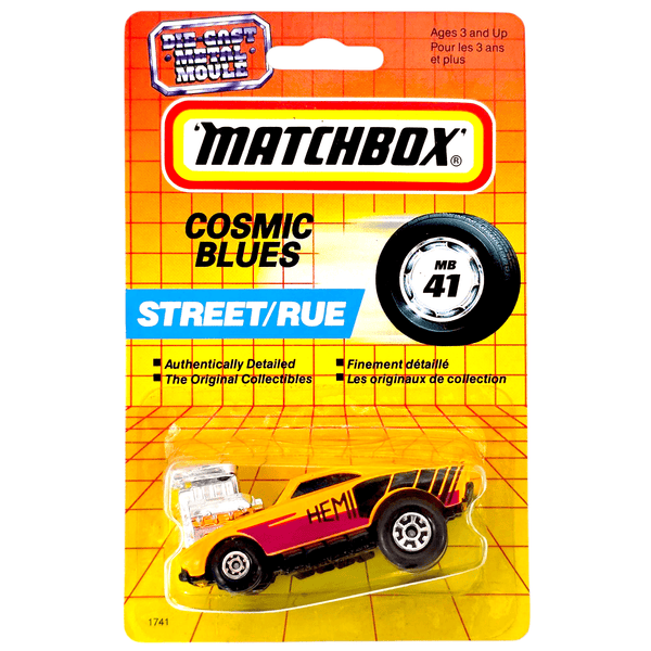Matchbox - Cosmic Blues - 1993 *Canadian Card Variation* - Top CollectiblesDiecastMatchbox
