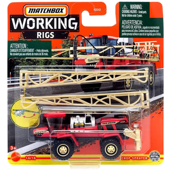 Matchbox - Crop Sprayer - 2021 Working Rigs Series - Top CollectiblesDiecastMatchbox