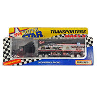 Matchbox - Dale Earnhardt Semi Truck with Trailer - 1995 Super Stars Transporters Series II - Top CollectiblesDiecastMatchbox