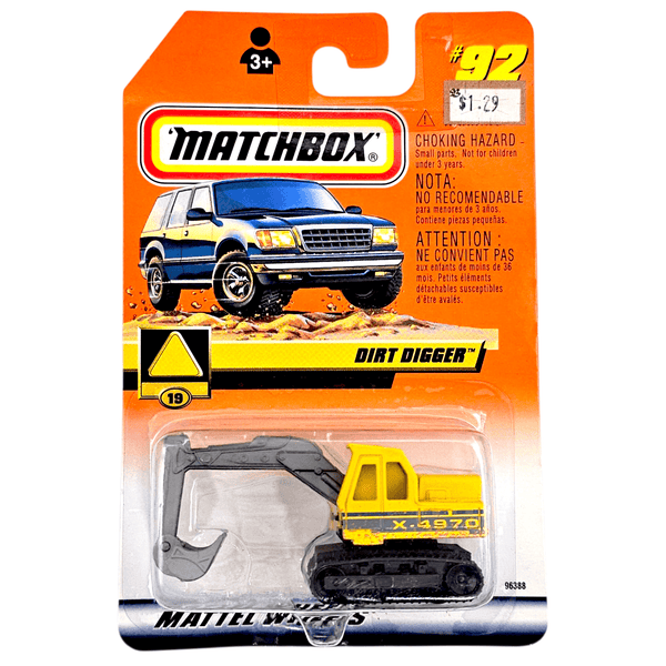 Matchbox - Dirt Digger - 2000 - Top CollectiblesDiecastMatchbox