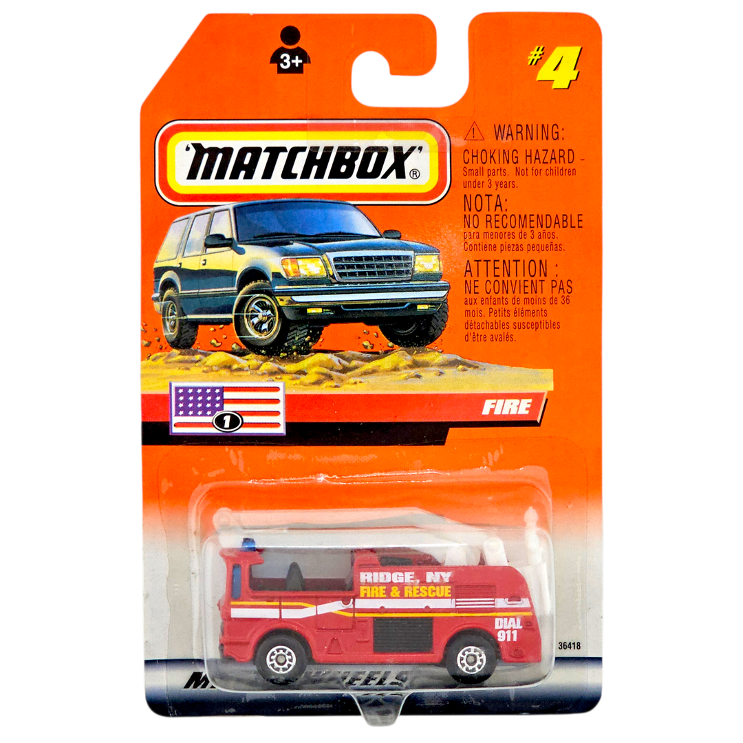Matchbox - Fire - 1999 - Top CollectiblesDiecastMatchbox