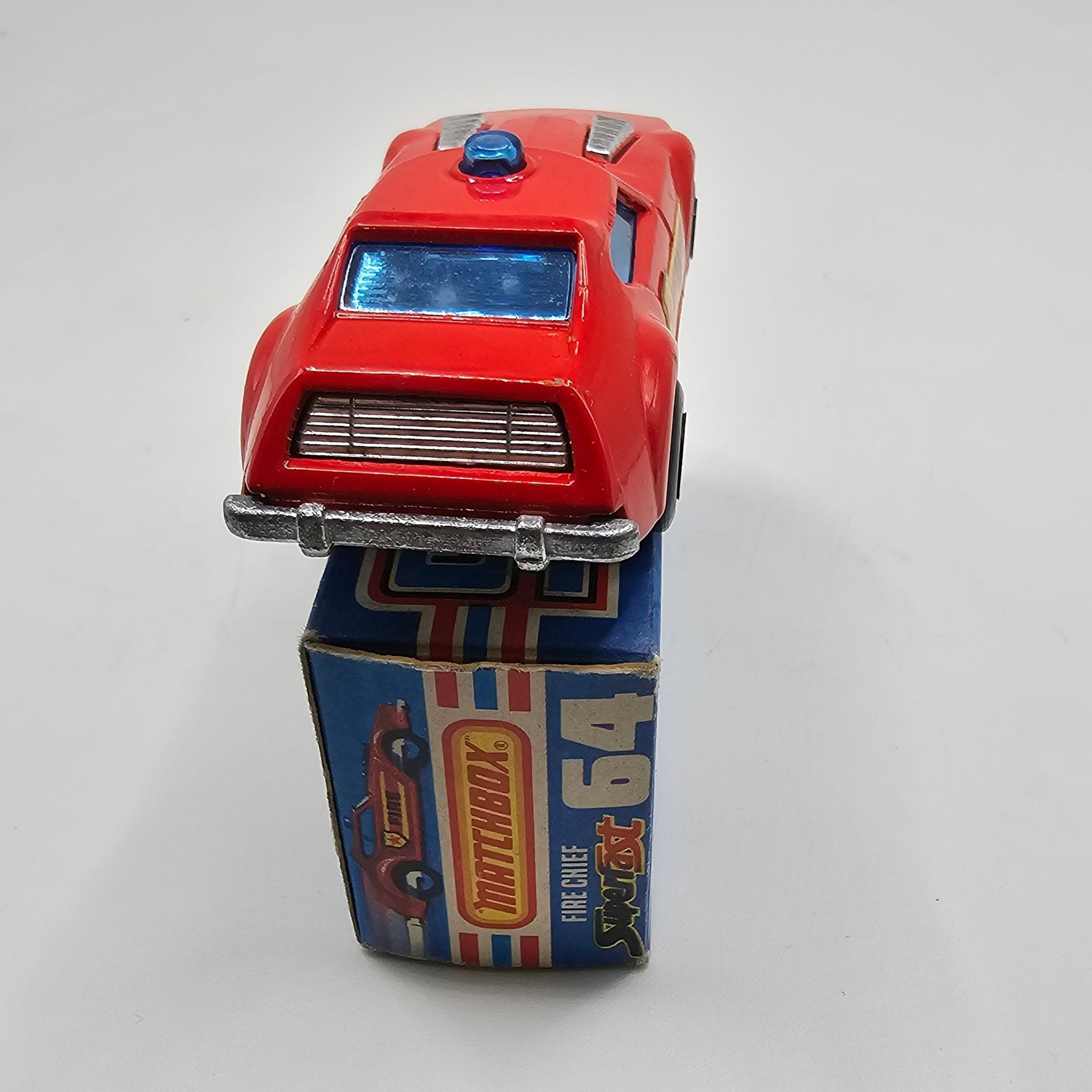 Matchbox - Fire Chief - 1976 *Original Box* – Top Collectibles