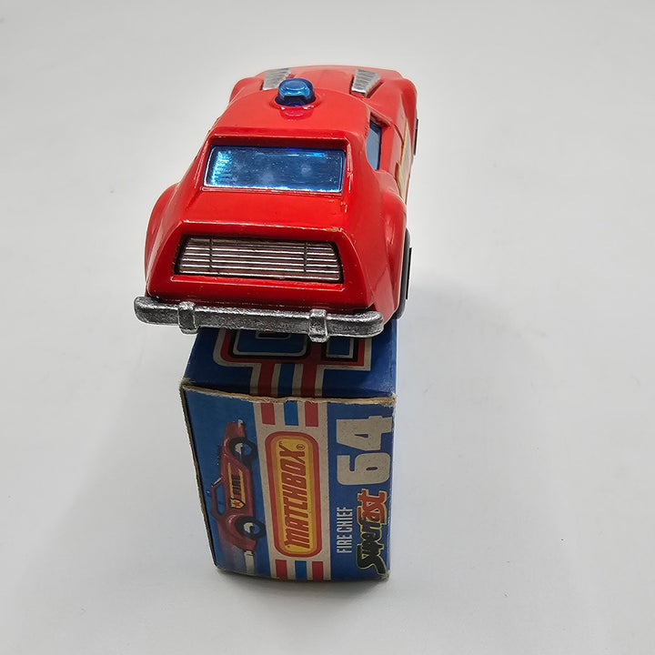 Matchbox - Fire Chief - 1976 *Original Box* - Top CollectiblesDiecastMatchbox