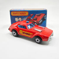 Matchbox - Fire Chief - 1976 *Original Box* - Top CollectiblesDiecastMatchbox