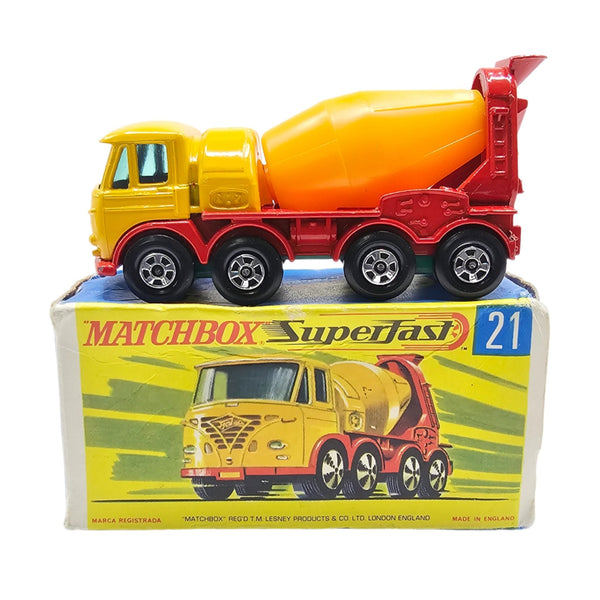 Matchbox - Foden Concrete Truck - 1970 *Original Box* - Top CollectiblesDiecastMatchbox