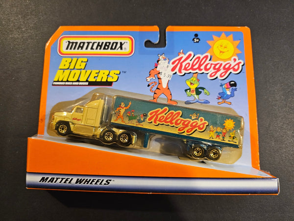 Matchbox - Ford Aeromax & Box Trailer - 1999 Big Movers Series - Top CollectiblesDiecastMatchbox