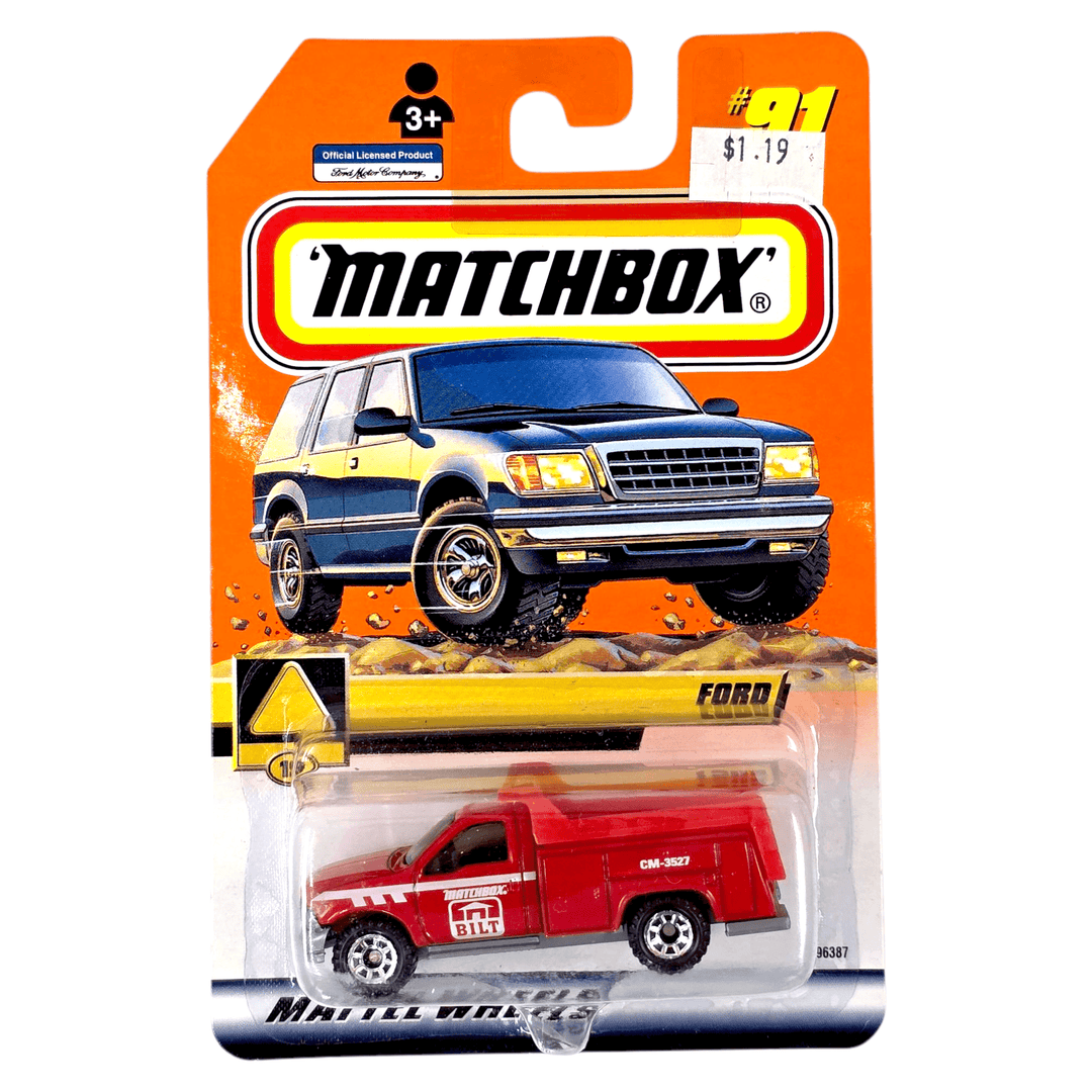 Matchbox - Ford Dump / Utility Truck - 2000 - Top CollectiblesDiecastMatchbox