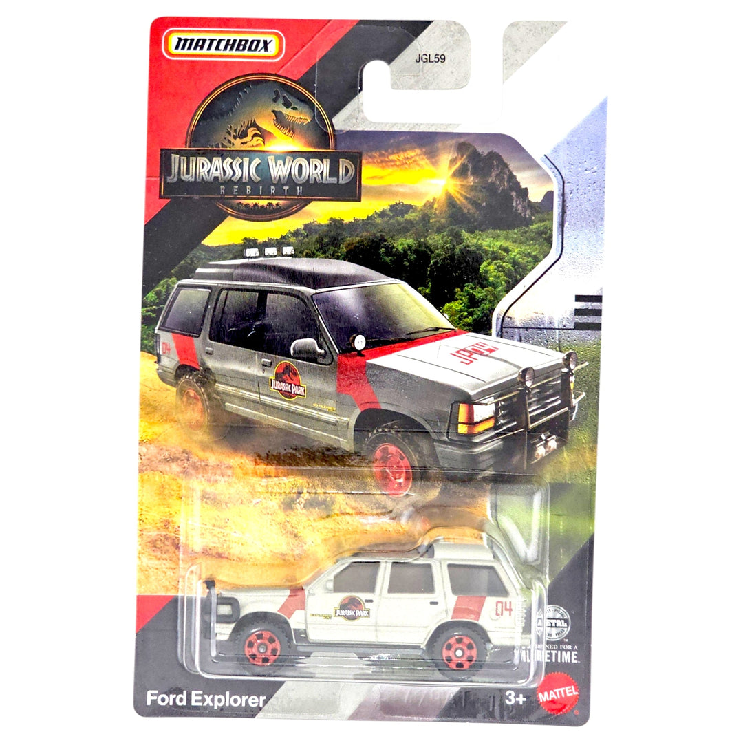 Matchbox - Ford Explorer (4) - 2026 Jurassic World Rebirth Series - Top CollectiblesDiecastMatchbox