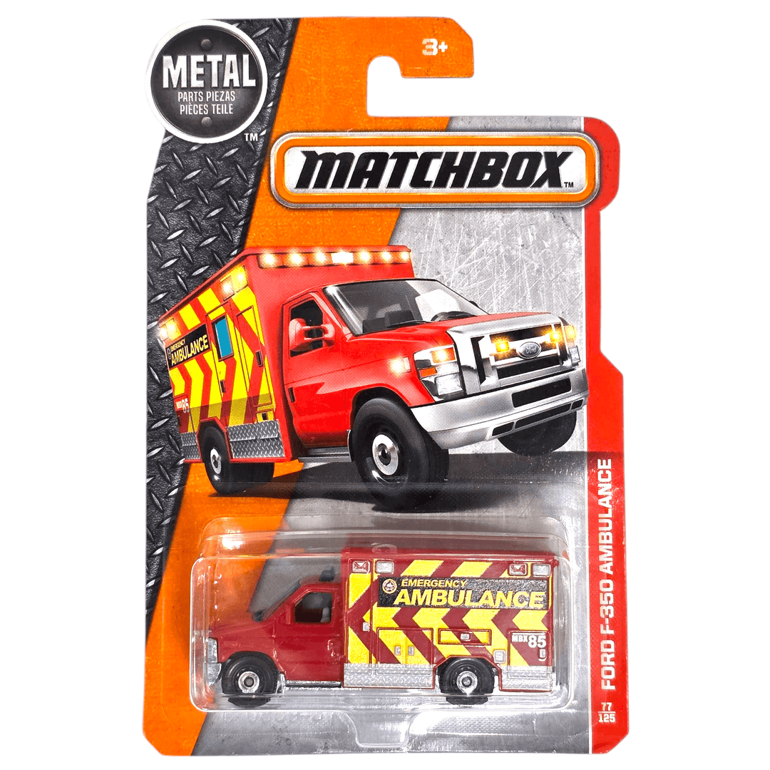 Matchbox - Ford F - 350 Ambulance - 2012 - Top CollectiblesDiecastMatchbox