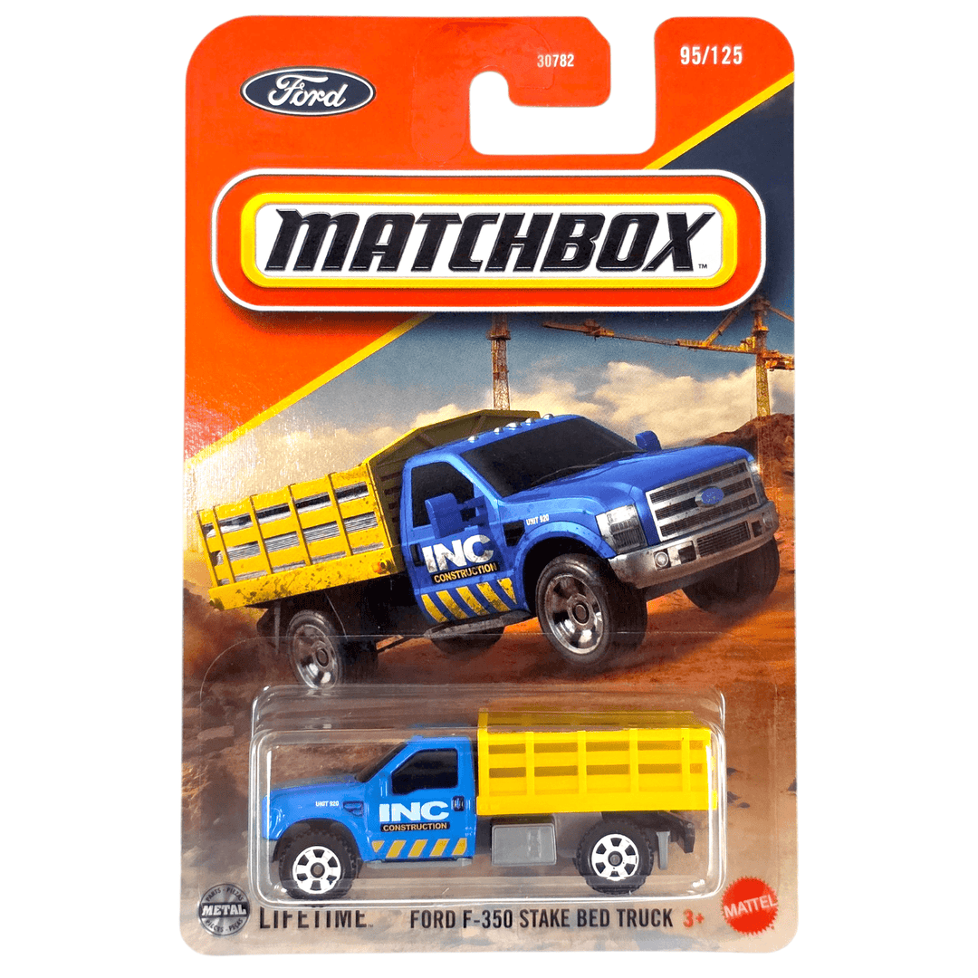 Matchbox - Ford F - 350 Stake Bed Truck - 2025 - Top CollectiblesDiecastMatchbox
