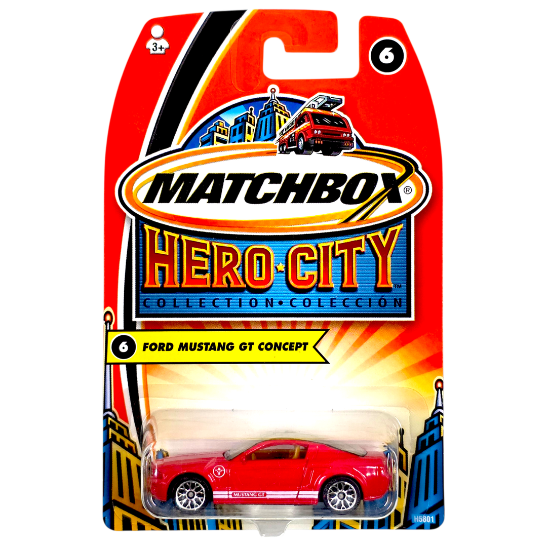Matchbox - Ford Mustang GT Concept - 2005 *Card Variation* - Top CollectiblesDiecastMatchbox
