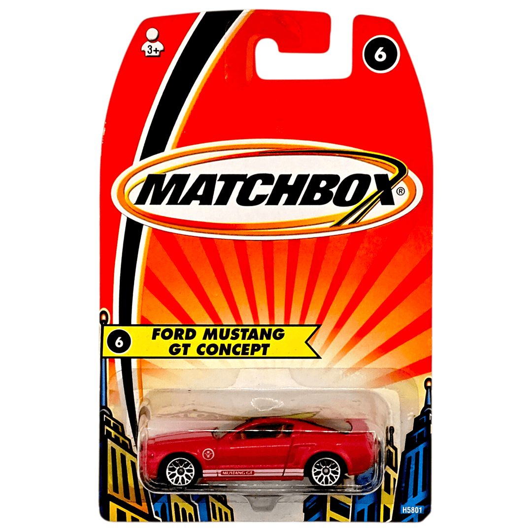 Matchbox - Ford Mustang GT Concept - 2005 *Card Variation* - Top CollectiblesDiecastMatchbox
