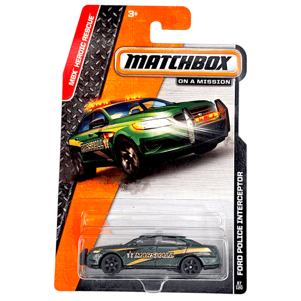 Matchbox - Ford Police Interceptor - 2014 - Top CollectiblesDiecastMatchbox