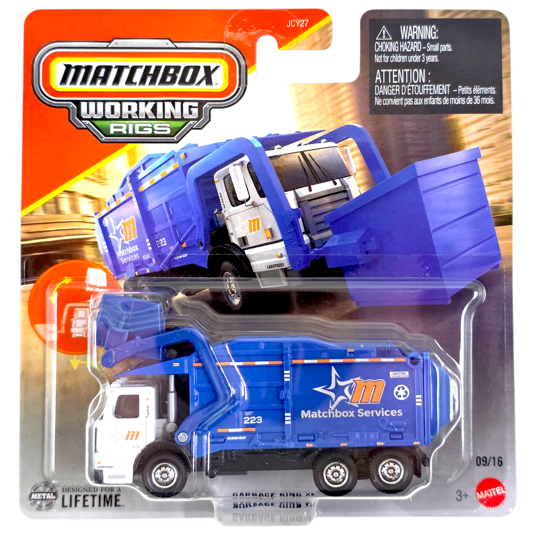 Matchbox - Garbage King XL - 2025 Working Rigs Series - Top CollectiblesDiecastMatchbox