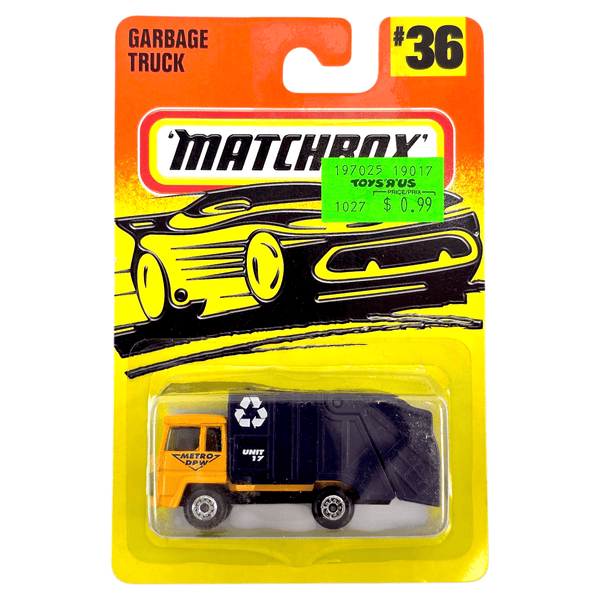 Matchbox - Garbage Truck - 1997 - Top CollectiblesDiecastMatchbox