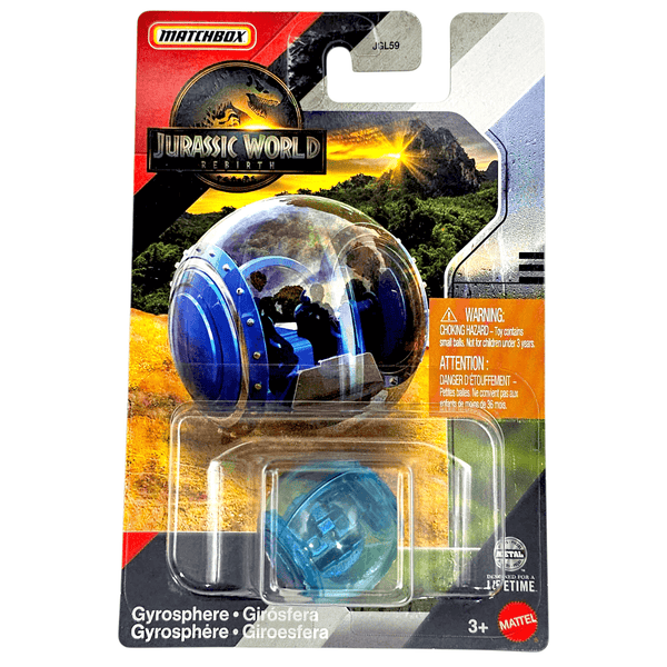 Matchbox - Gyrosphere - 2025 Jurassic World Adventure Seekers - Top CollectiblesDiecastMatchbox