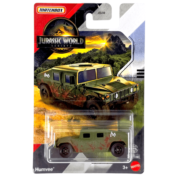 Matchbox - Humvee - 2025 Jurassic World Rebirth Series - Top CollectiblesDiecastMatchbox