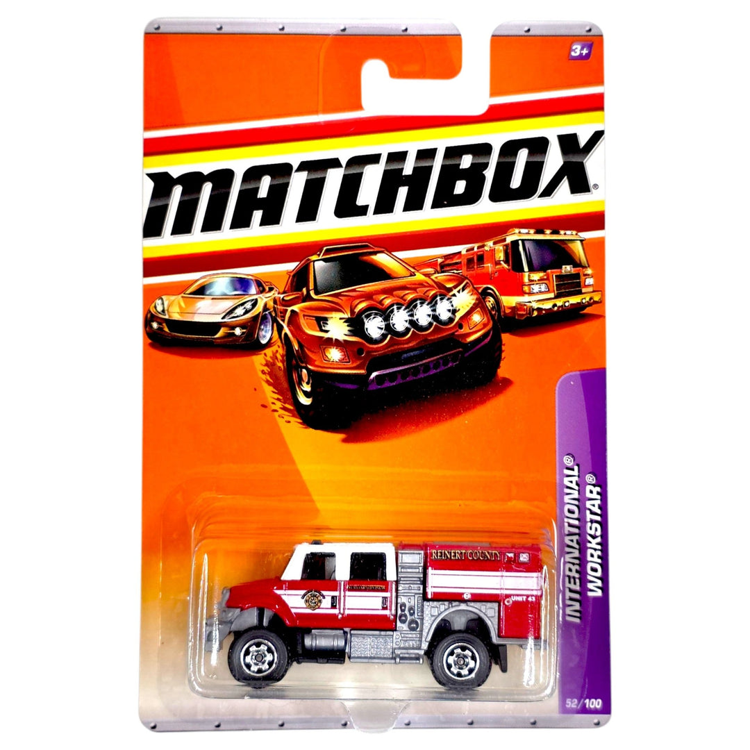 Matchbox - International Workstar Brush Fire Truck - 2010 - Top CollectiblesDiecastMatchbox