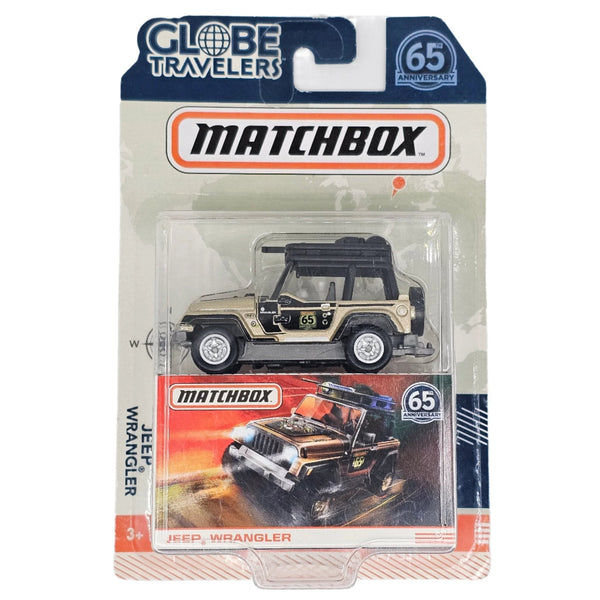 Matchbox - Jeep Wrangler - 2018 Globe Travelers 65th Series - Top CollectiblesDiecastMatchbox