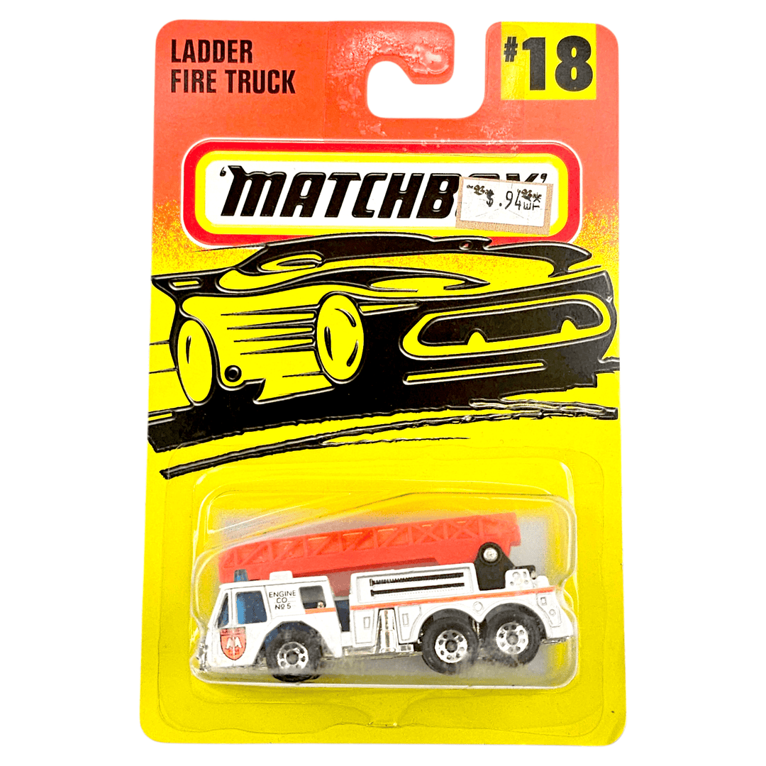 Matchbox - Ladder Fire Truck - 1996 - Top CollectiblesDiecastMatchbox