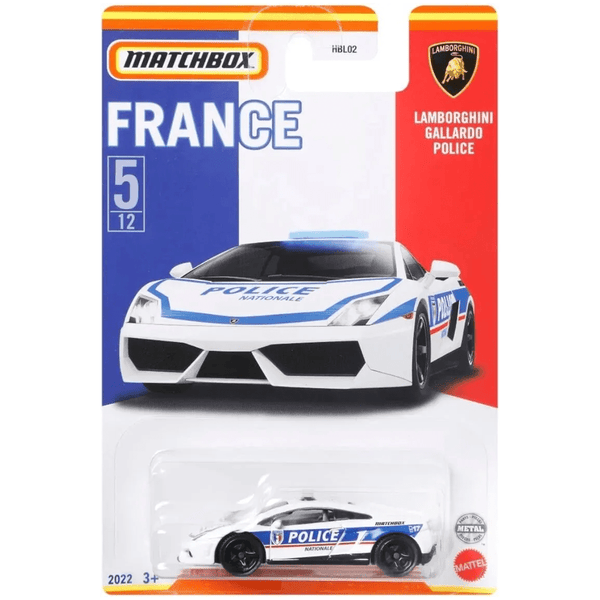 Matchbox - Lamborghini Gallardo Police - 2022 France Collection Serie - Top CollectiblesDiecastMatchbox