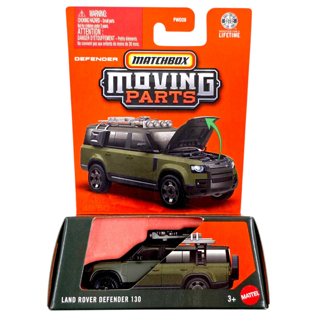 Matchbox - Land Rover Defender 130 - 2026 Moving Parts Series - Top CollectiblesDiecastMatchbox