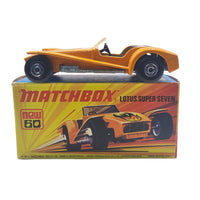 Matchbox - Lotus Super Seven - 1971 *Original Box* - Top CollectiblesDiecastMatchbox