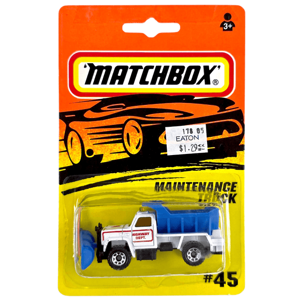 Matchbox - Maintenance Truck - 1995 - Top CollectiblesDiecastMatchbox