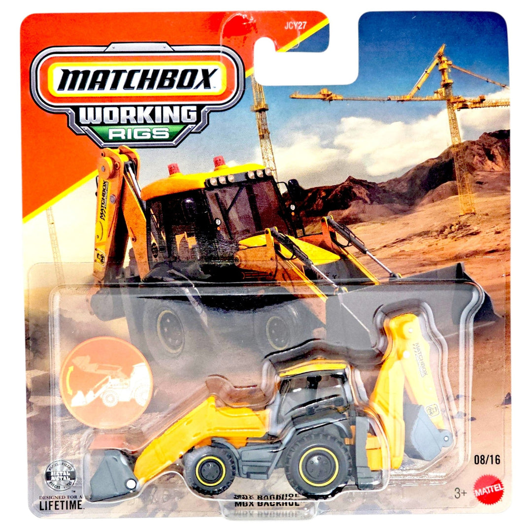 Matchbox - MBX Backhoe - 2026 Working Rigs Series - Top CollectiblesDiecastMatchbox
