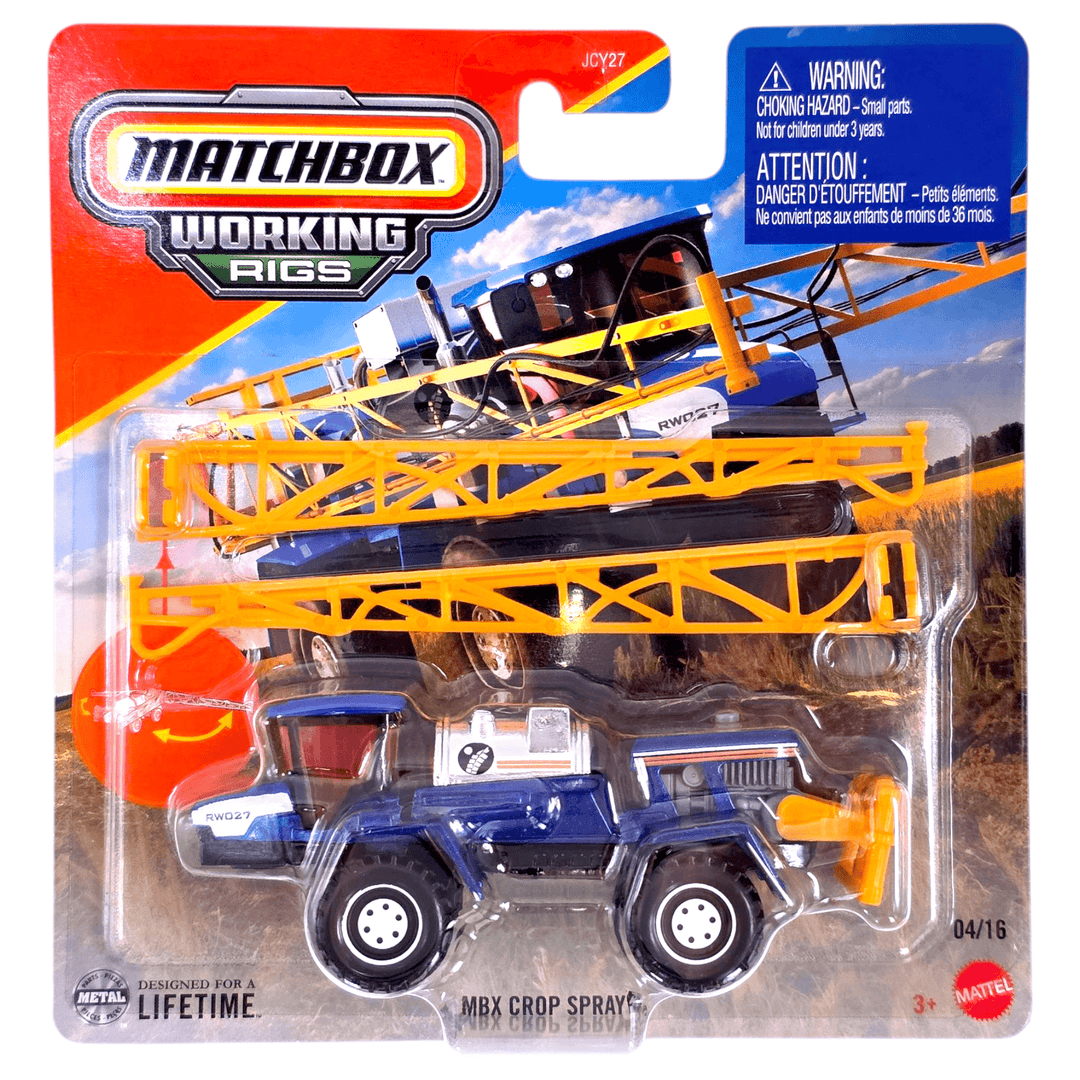 Matchbox - MBX Crop Sprayer - 2025 Working Rigs Series - Top CollectiblesDiecastMatchbox