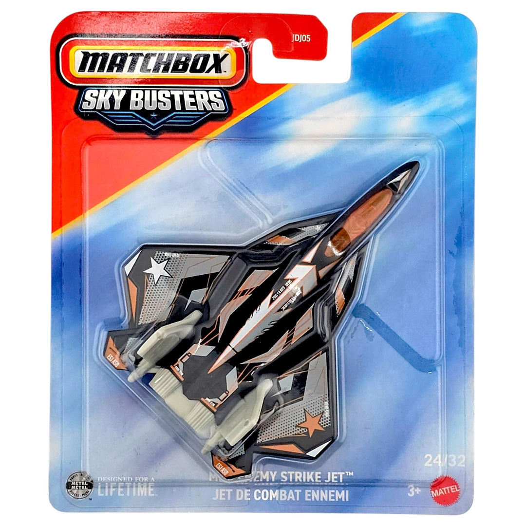 Matchbox - MBX Enemy Strike Jet - 2026 Sky Busters Series - Top CollectiblesDiecastMatchbox