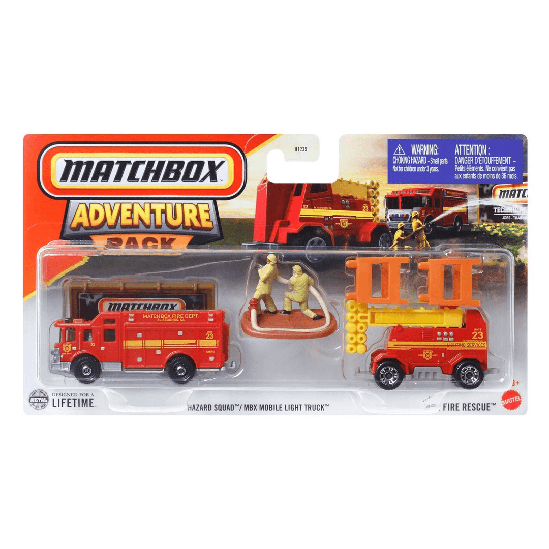 Matchbox - MBX Fire Rescue - 2025 Adventure Pack Series – Top Matchbox - MBX Fire Rescue - 2025 Adventure Pack Series – Top