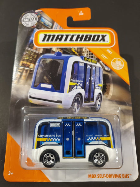 Matchbox - MBX Self - Driving Bus - 2020 - Top CollectiblesDiecastMatchbox