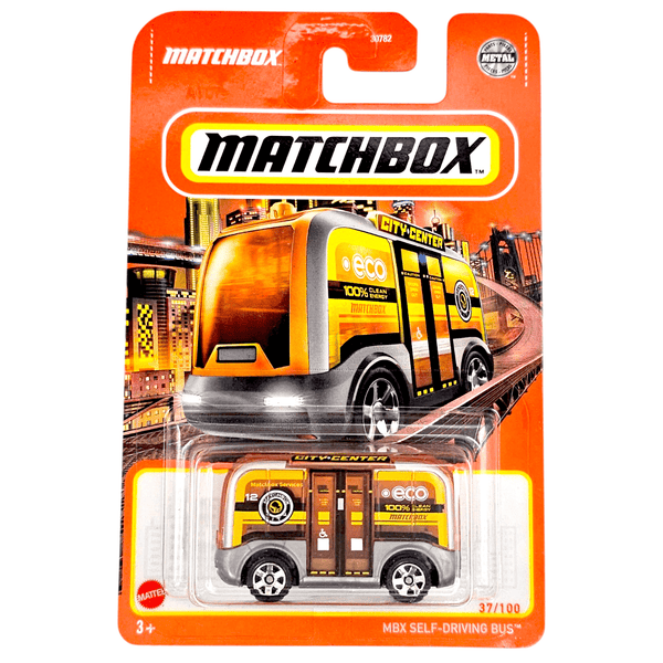 Matchbox - MBX Self - Driving Bus - 2022 - Top CollectiblesDiecastMatchbox