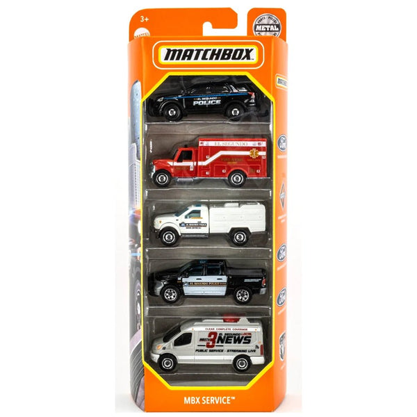 Matchbox - MBX Service 5 - Pack - 2023 - Top CollectiblesDiecastMatchbox