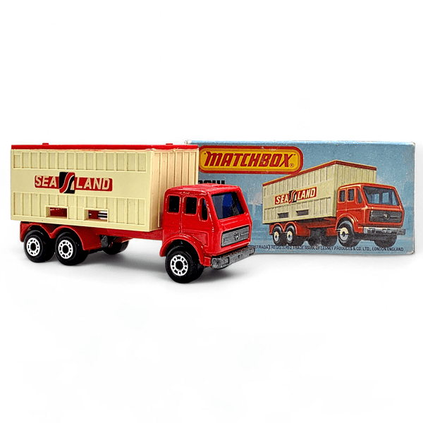 Matchbox - Mercedes Container Truck - 1978 *Original Box* - Top CollectiblesDiecastMatchbox