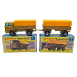 Matchbox - Mercedes Truck & Mercedes Trailer - 1970 *Original Boxes* - Top CollectiblesDiecastMatchbox