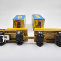 Matchbox - Mercedes Truck & Mercedes Trailer - 1970 *Original Boxes* - Top CollectiblesDiecastMatchbox